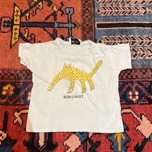 Bobo Choses leopard T-shirt size 3-6 months